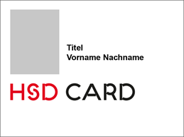 HSD Card für Beschäftigte