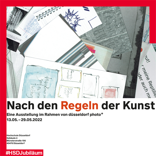 Die Foto-Ausstellung „Nach den Regeln der Kunst“ im Rahmen von düsseldorf photo+ zeigt die Ergebnisse der künstlerischen Forschung von Fotografie-Studierenden von Prof. Mareike Foecking in Gebäude 4.