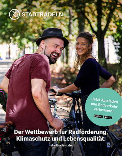 Under the motto "Cycling for a good climate", the state capital of Düsseldorf is taking part in the Climate Alliance's nationwide Stadtradeln competition.