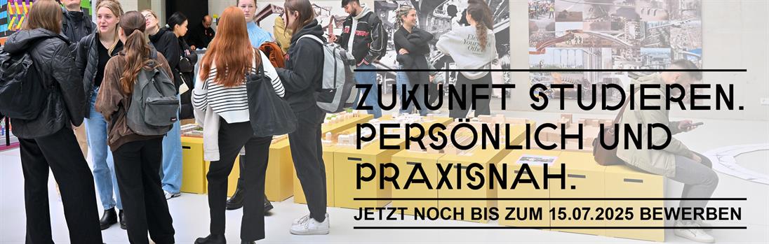 Hochschule Düsseldorf. Zukunft studieren. Persönlich und praxisnah. Jetzt noch bis zum 15.07.2025 bewerben! 