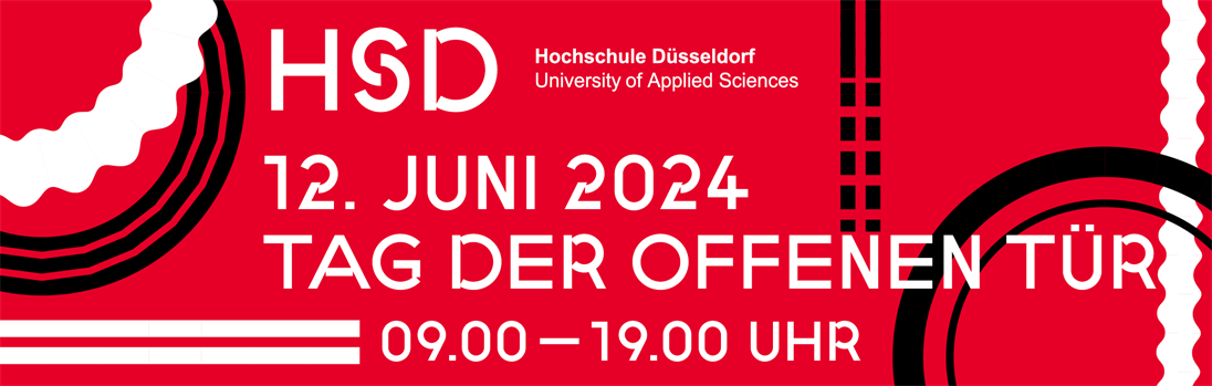Tag der offenen Tür Hochschule Düsseldorf
12.06.2024 
Campus Derendorf ab 9 Uhr