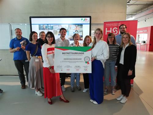 Hochschule Düsseldorf tritt dem Präventionsnetzwerk #sicherimDienst bei