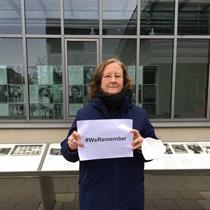 HSD President Prof. Dr. Edeltraud Vomberg participated in the World Jewish Congress' online memorial campaign #WeRemember 