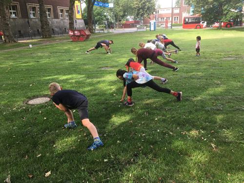 The Düsseldorf University of Applied Sciences family office's summer holiday programme started on 5 July with 20 children aged 6 to 13. 