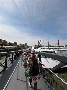 The week ended with a harbour tour of Düsseldorf harbour in perfect weather.