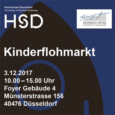 flea market at Hochschule Düsseldorf