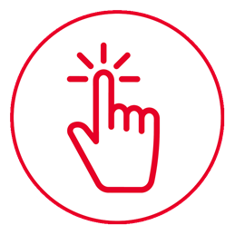 Hand pointer icons. Pointer click. Clicking finger. Vector illustration.