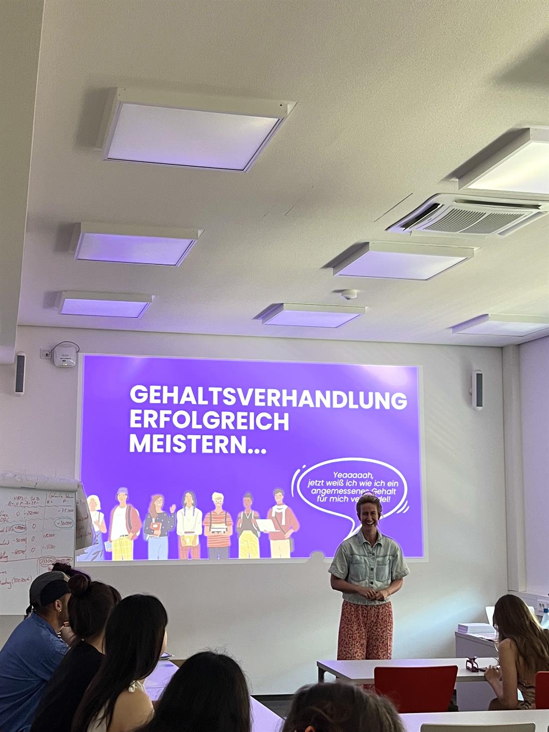 Workshop mit Gehalt Offensive