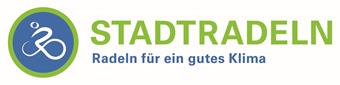 The photo shows the logo of the city cycling competition "Stadtradeln".