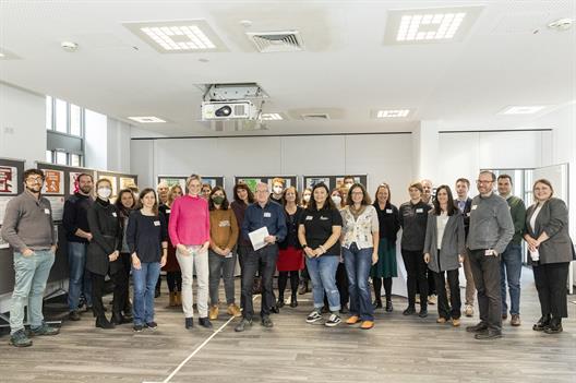 Gruppenfoto beim Kick-Off Termin zur Nachhaltigkeitsstrategie am 11.11.2022