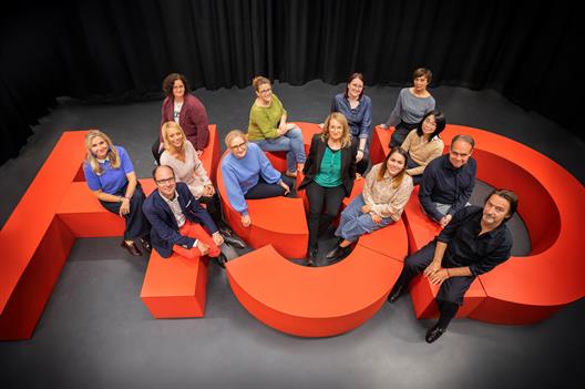Gruppenfoto Dezernat Kommunikation und Marketing
