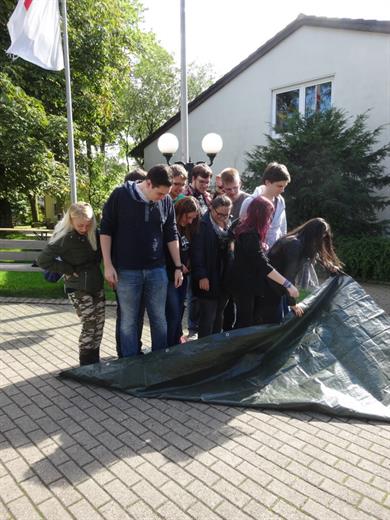 This image shows the apprentice of the year 2015 of University of Applied Sciences Düsseldorf.