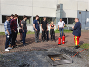 This image shows the apprentice of the year 2015 of University of Applied Sciences Düsseldorf.