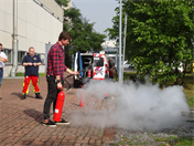 This image shows the apprentice of the year 2015 of University of Applied Sciences Düsseldorf.