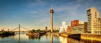 Foto vom Medienhafen in Düsseldorf