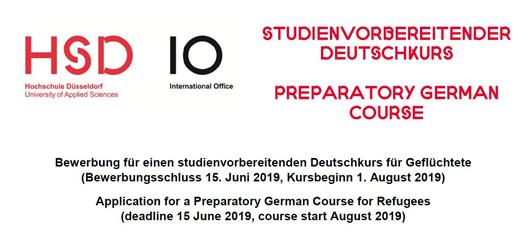 application form for the language course