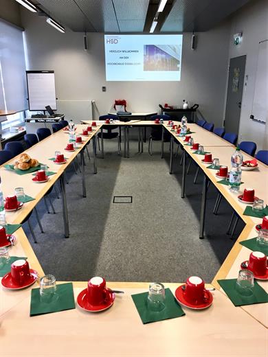 Welcome Café for the participants of the new German Course for refugees