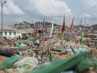 Fishing Port in Cape Coast