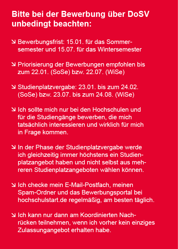 Dialogorientierte Serviceverfahren (DoSV) Hochschule Düsseldorf